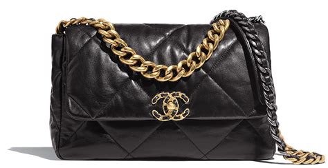 chanel black 19 bag